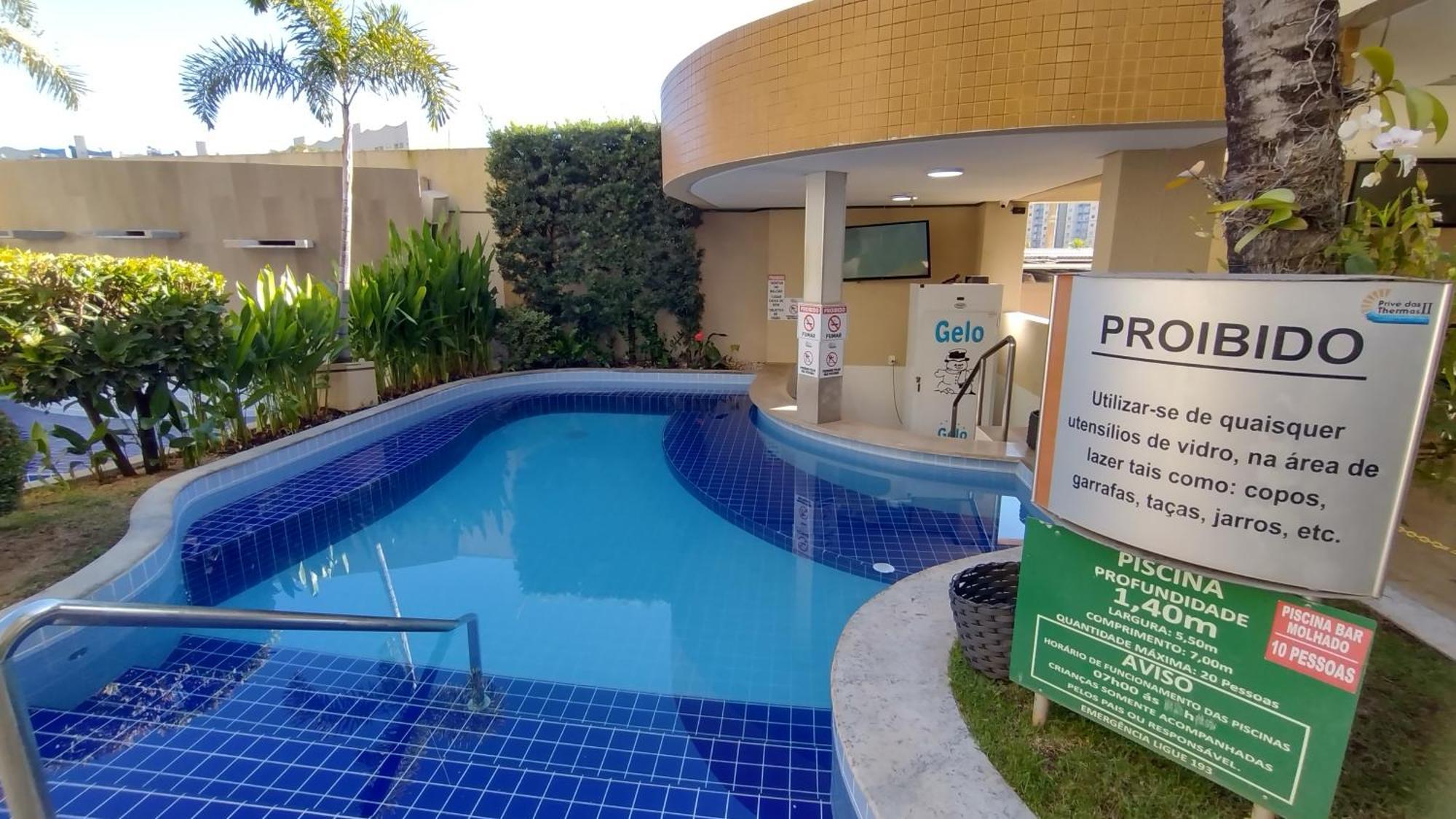 Prive Das Thermas II Caldas Novas - Achei Ferias - Com Roupa De Cama Ngoại thất bức ảnh